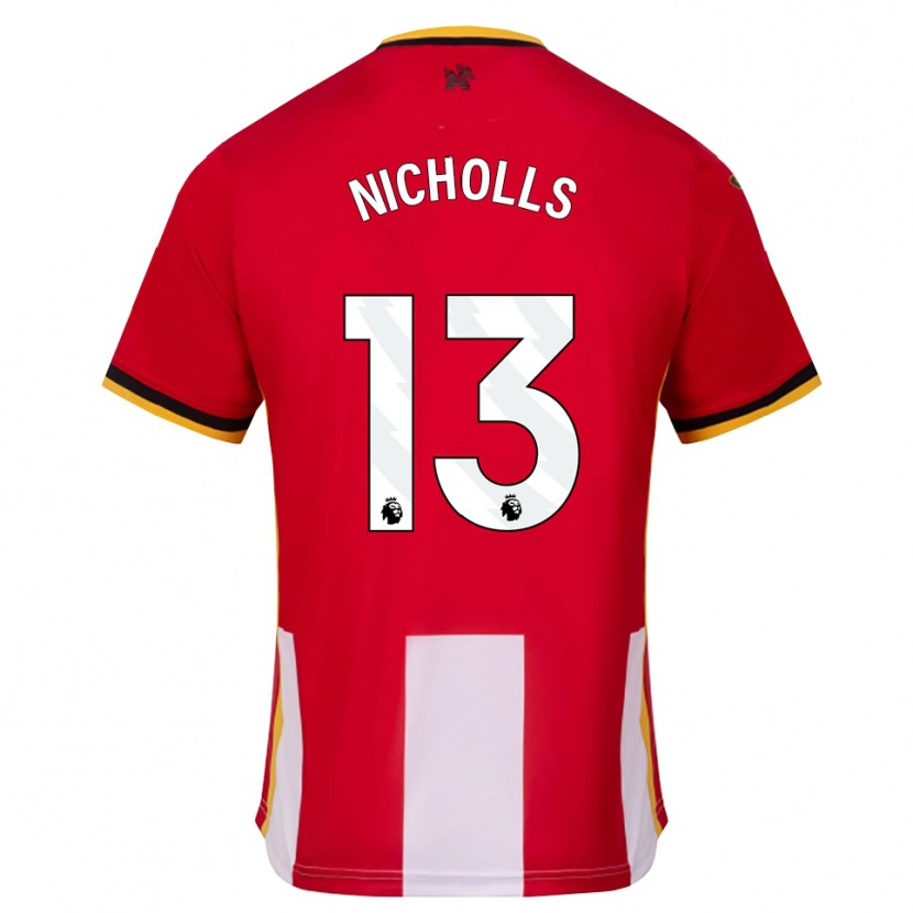 Danxen Herren Layton Nicholls #13 Gelb Schwarz Rot Heimtrikot Trikot 2026/27 T-Shirt Schweiz
