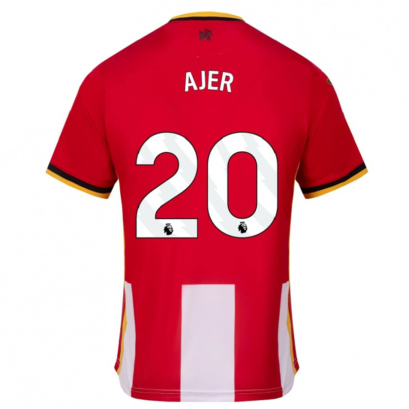Danxen Herren Kristoffer Ajer #20 Gelb Schwarz Rot Heimtrikot Trikot 2026/27 T-Shirt Schweiz