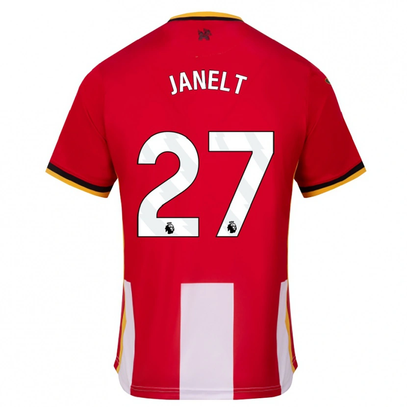 Danxen Herren Vitaly Janelt #27 Gelb Schwarz Rot Heimtrikot Trikot 2026/27 T-Shirt Schweiz