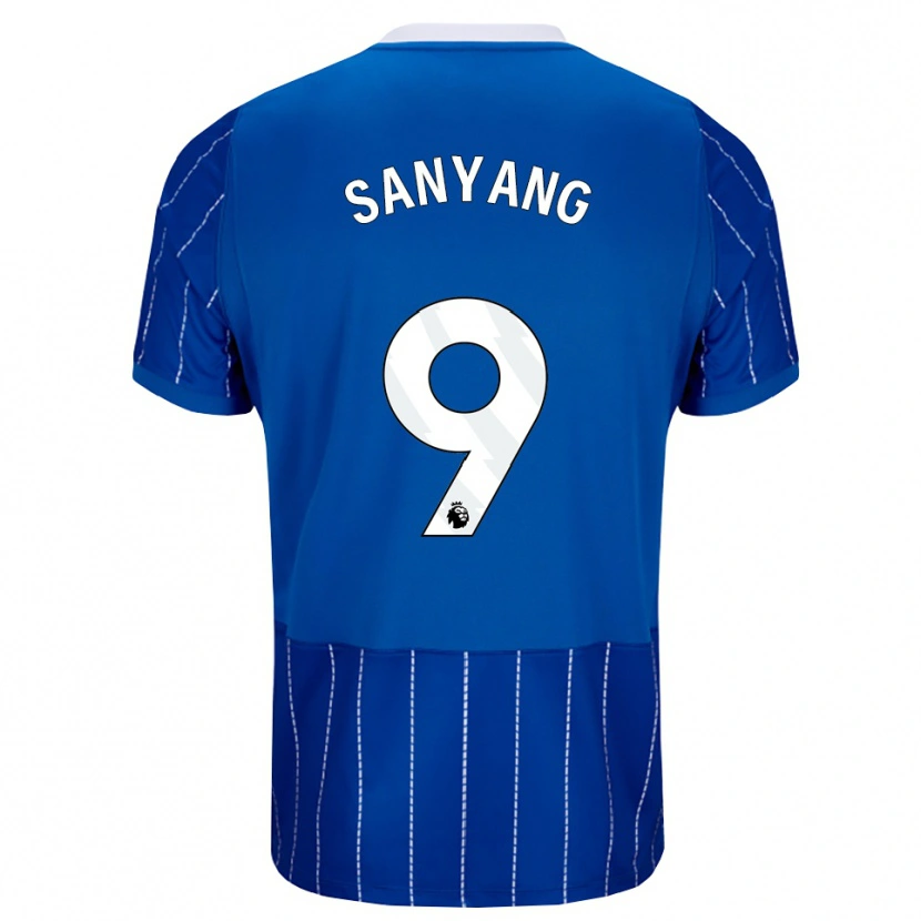 Danxen Herren Musa Sanyang #9 Mittelblau Weiß Heimtrikot Trikot 2026/27 T-Shirt Schweiz