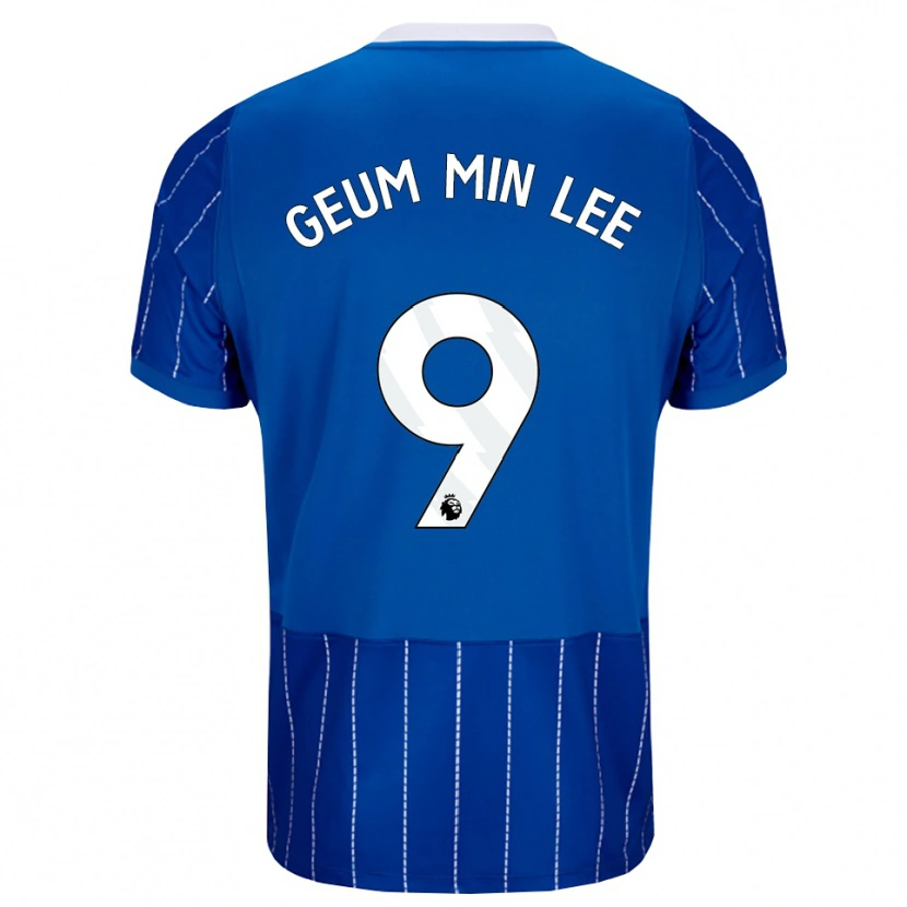 Danxen Herren Lee Geum-Min #9 Mittelblau Weiß Heimtrikot Trikot 2026/27 T-Shirt Schweiz