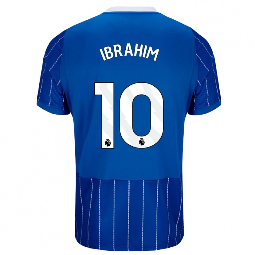 Danxen Herren Younes Ibrahim #10 Mittelblau Weiß Heimtrikot Trikot 2026/27 T-Shirt Schweiz