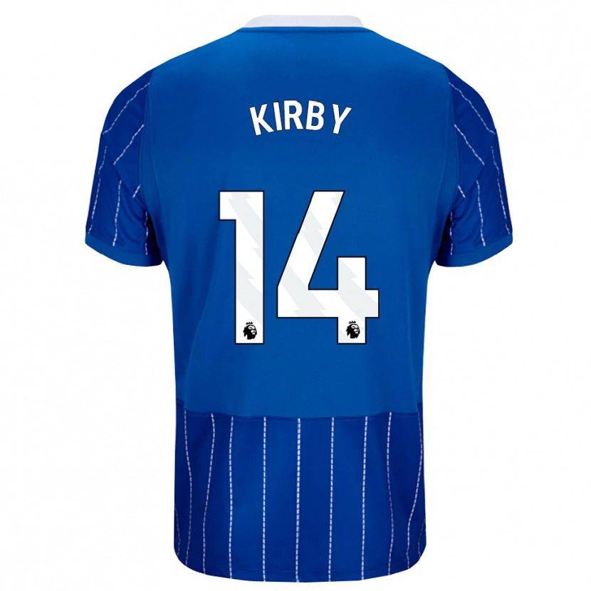 Danxen Herren Fran Kirby #14 Mittelblau Weiß Heimtrikot Trikot 2026/27 T-Shirt Schweiz