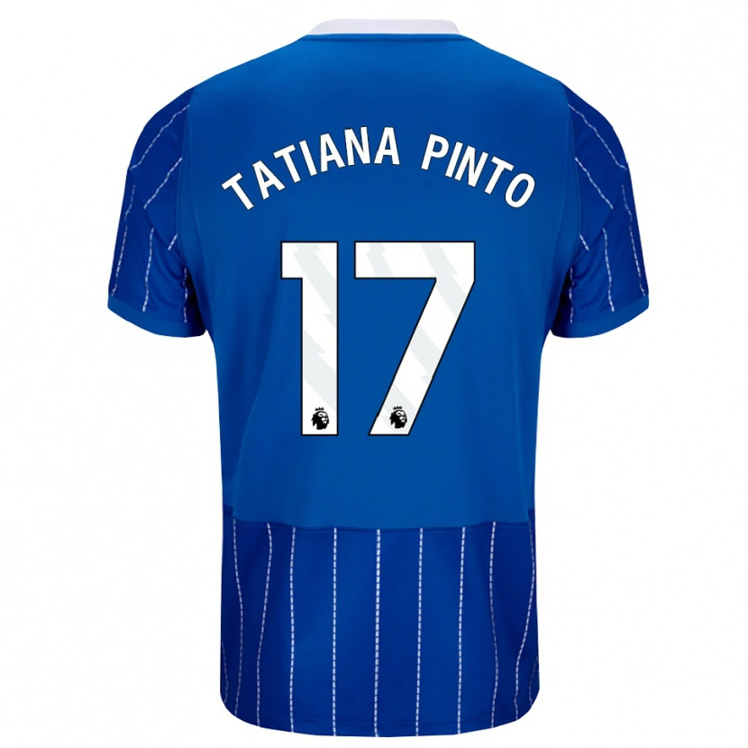 Danxen Herren Tatiana Vanessa Ferreira Pinto #17 Mittelblau Weiß Heimtrikot Trikot 2026/27 T-Shirt Schweiz