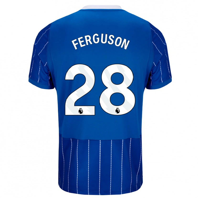 Danxen Herren Evan Ferguson #28 Mittelblau Weiß Heimtrikot Trikot 2026/27 T-Shirt Schweiz