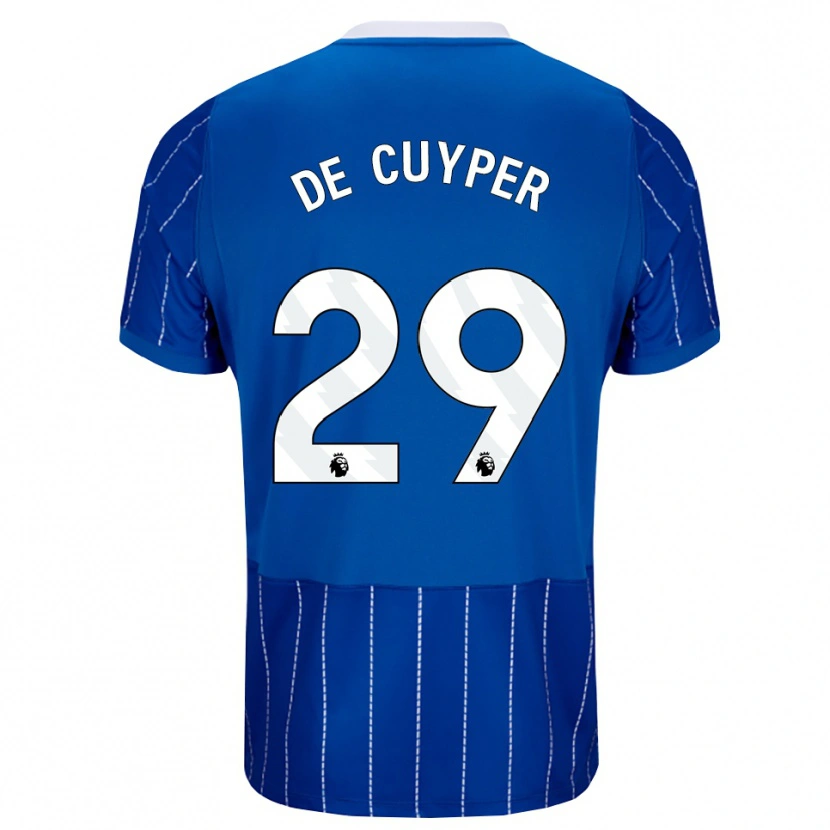 Danxen Herren Maxim De Cuyper #29 Mittelblau Weiß Heimtrikot Trikot 2026/27 T-Shirt Schweiz