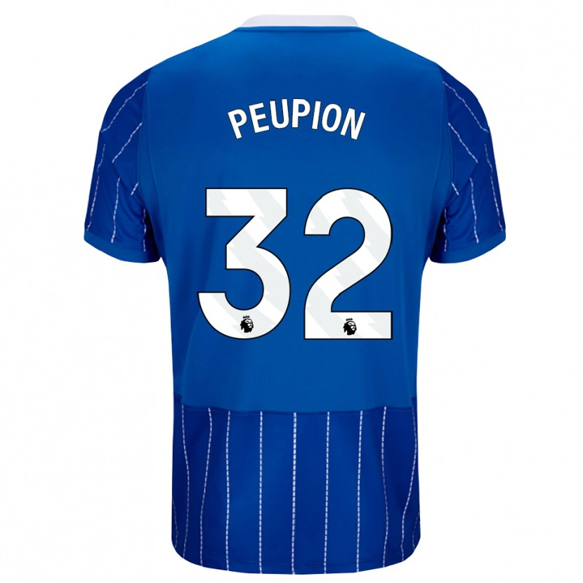Danxen Herren Cameron Peupion #32 Mittelblau Weiß Heimtrikot Trikot 2026/27 T-Shirt Schweiz