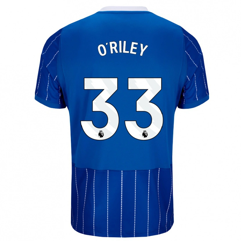 Danxen Herren Matt O'riley #33 Mittelblau Weiß Heimtrikot Trikot 2026/27 T-Shirt Schweiz