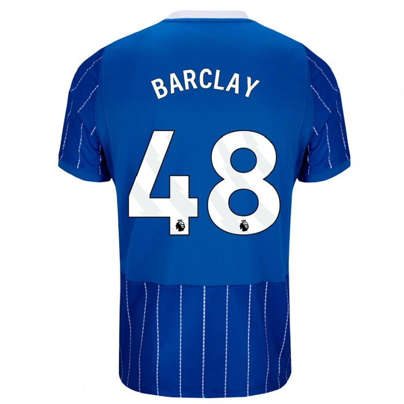 Danxen Herren Ben Barclay #48 Mittelblau Weiß Heimtrikot Trikot 2026/27 T-Shirt Schweiz