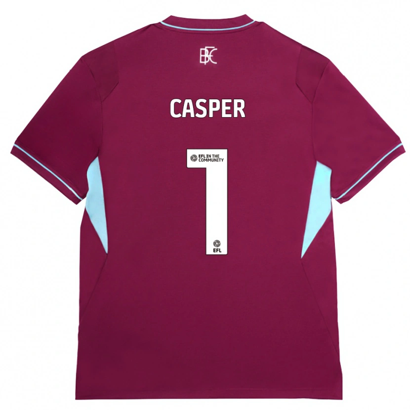 Danxen Herren Charlie Casper #1 Burgund Grün Heimtrikot Trikot 2026/27 T-Shirt Schweiz