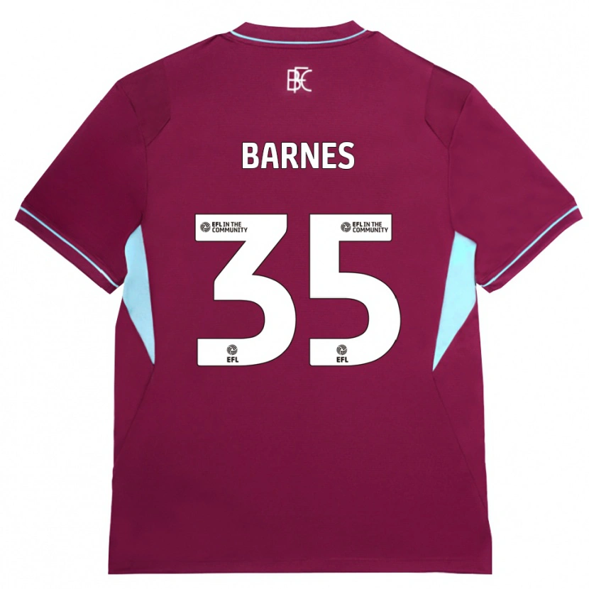 Danxen Herren Ashley Barnes #35 Burgund Grün Heimtrikot Trikot 2026/27 T-Shirt Schweiz
