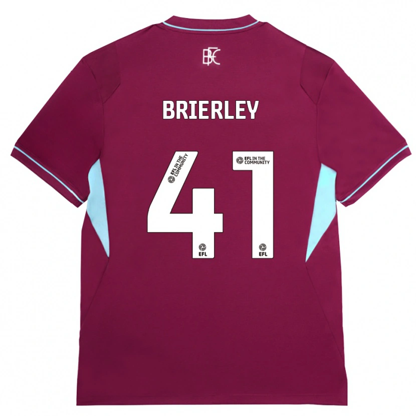 Danxen Herren George Brierley #41 Burgund Grün Heimtrikot Trikot 2026/27 T-Shirt Schweiz