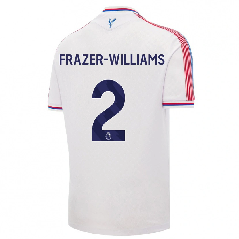 Danxen Herren Khyan Frazer-Williams #2 Weiß Rot Blau Heimtrikot Trikot 2026/27 T-Shirt Schweiz