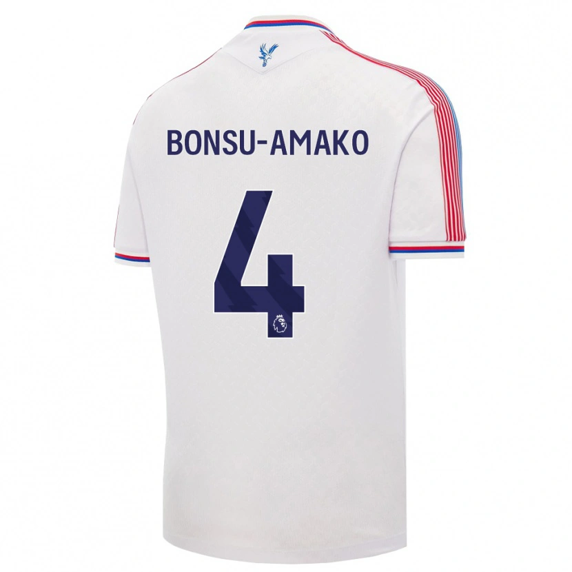 Danxen Herren Sebastian Bonsu-Amako #4 Weiß Rot Blau Heimtrikot Trikot 2026/27 T-Shirt Schweiz