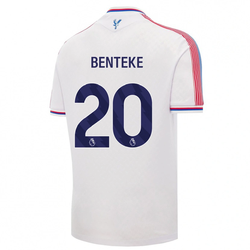 Danxen Herren Christian Benteke #20 Weiß Rot Blau Heimtrikot Trikot 2026/27 T-Shirt Schweiz