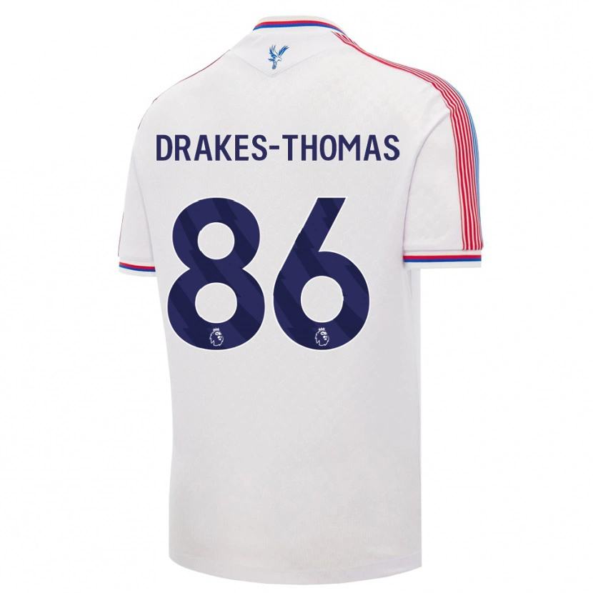 Danxen Herren Joél Drakes-Thomas #86 Weiß Rot Blau Heimtrikot Trikot 2026/27 T-Shirt Schweiz