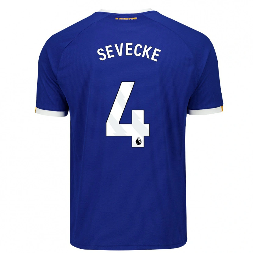 Danxen Herren Rikke Sevecke #4 Blau Weiß Gelb Heimtrikot Trikot 2026/27 T-Shirt Schweiz