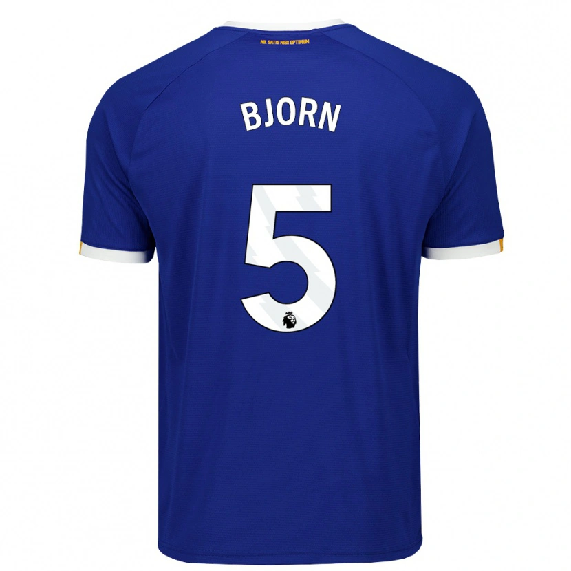 Danxen Herren Nathalie Bjorn #5 Blau Weiß Gelb Heimtrikot Trikot 2026/27 T-Shirt Schweiz