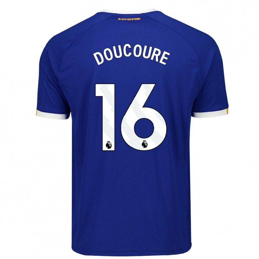 Danxen Herren Abdoulaye Doucoure #16 Blau Weiß Gelb Heimtrikot Trikot 2026/27 T-Shirt Schweiz