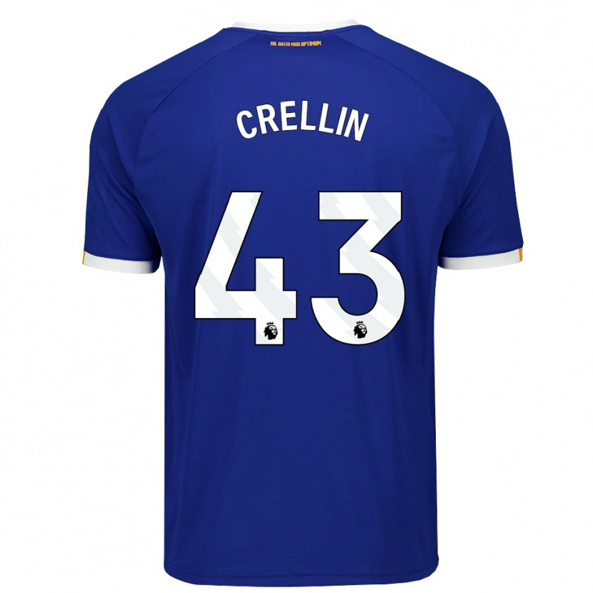 Danxen Herren Billy Crellin #43 Blau Weiß Gelb Heimtrikot Trikot 2026/27 T-Shirt Schweiz
