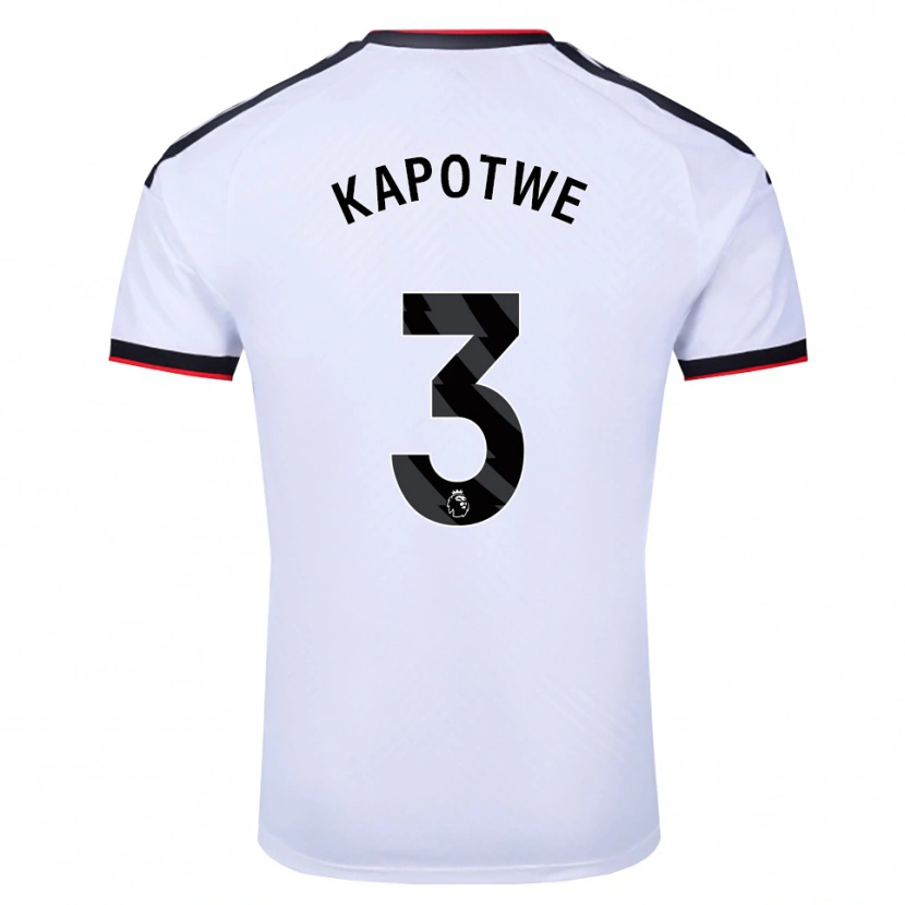 Danxen Herren Chase Kapotwe #3 Weiß Schwarz Rot Heimtrikot Trikot 2026/27 T-Shirt Schweiz