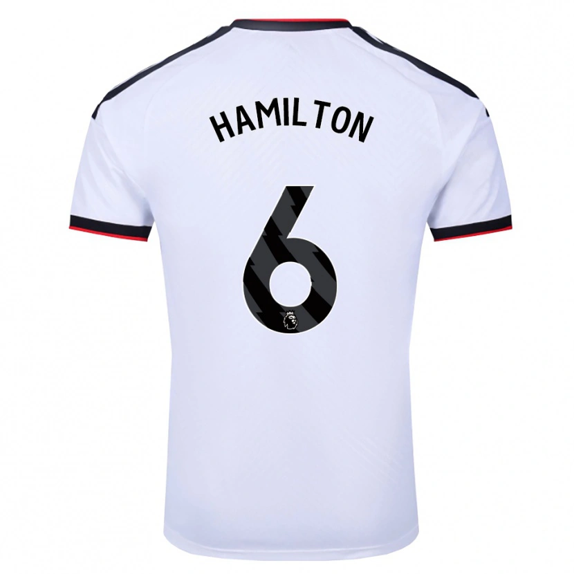 Danxen Herren Leo Hamilton #6 Weiß Schwarz Rot Heimtrikot Trikot 2026/27 T-Shirt Schweiz