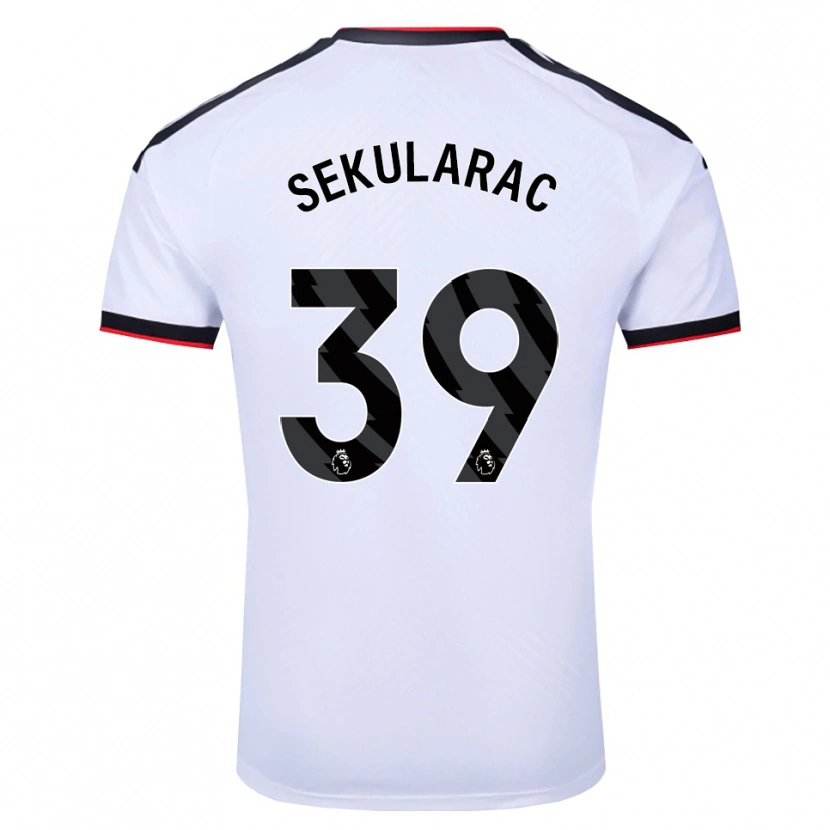 Danxen Herren Kristian Sekularac #39 Weiß Schwarz Rot Heimtrikot Trikot 2026/27 T-Shirt Schweiz