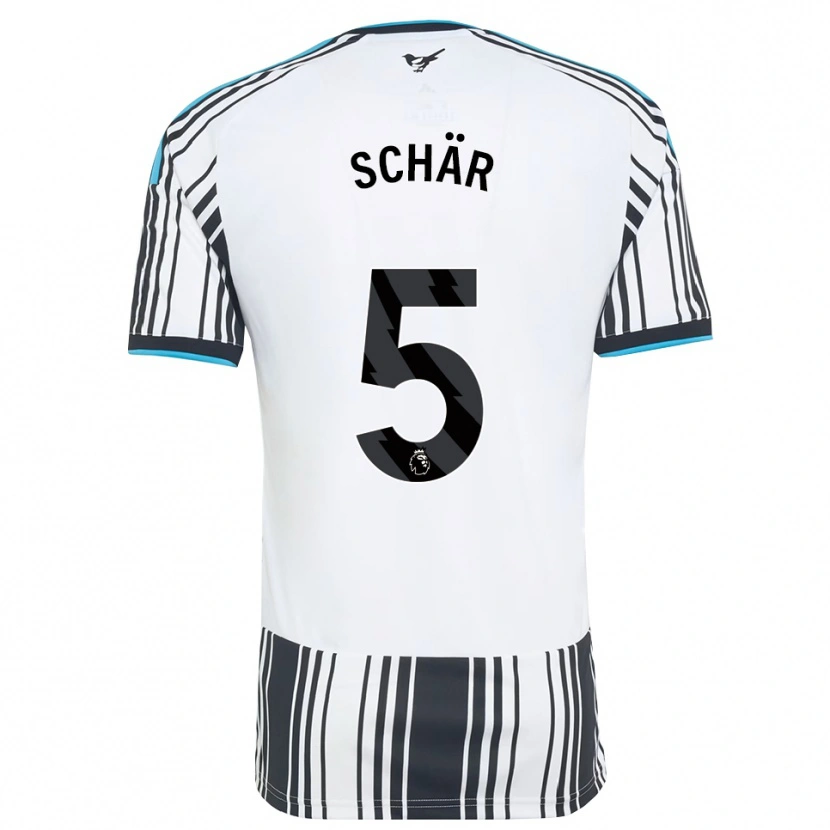 Danxen Herren Fabian Schär #5 Himmelsblau Schwarz Weiß Heimtrikot Trikot 2026/27 T-Shirt Schweiz