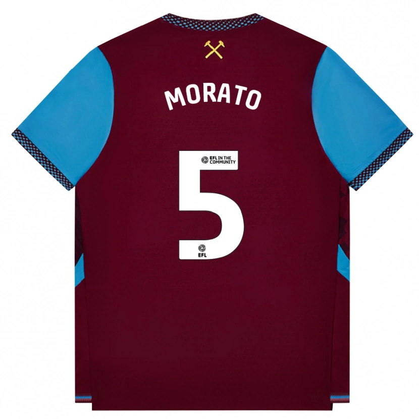 Danxen Herren Morato #5 Burgund Kornblumenblau Heimtrikot Trikot 2026/27 T-Shirt Schweiz