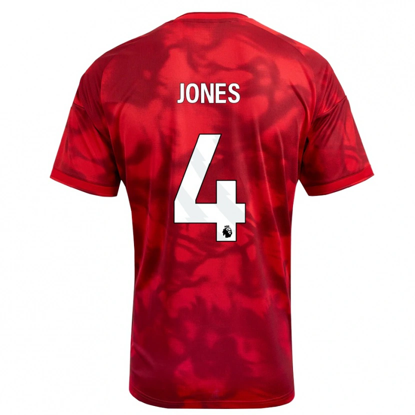 Danxen Herren Brodie Jones #4 Karmesin Weiß Heimtrikot Trikot 2026/27 T-Shirt Schweiz