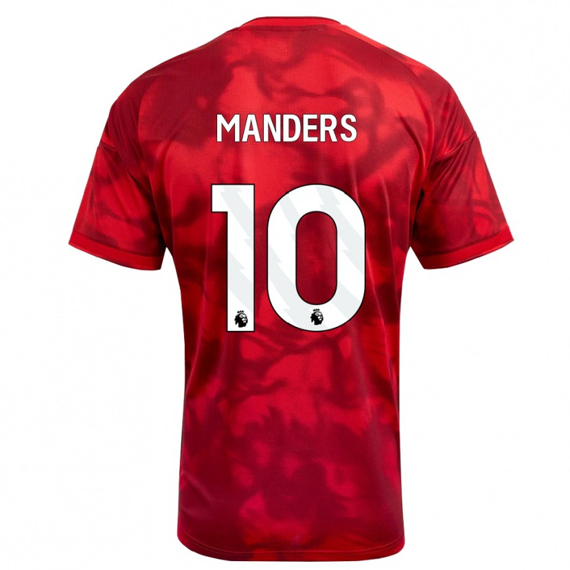Danxen Herren Holly Manders #10 Karmesin Weiß Heimtrikot Trikot 2026/27 T-Shirt Schweiz
