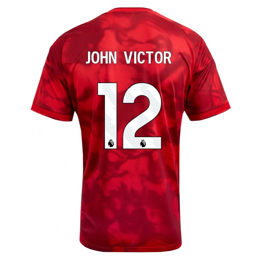 Danxen Herren John Victor #12 Karmesin Weiß Heimtrikot Trikot 2026/27 T-Shirt Schweiz