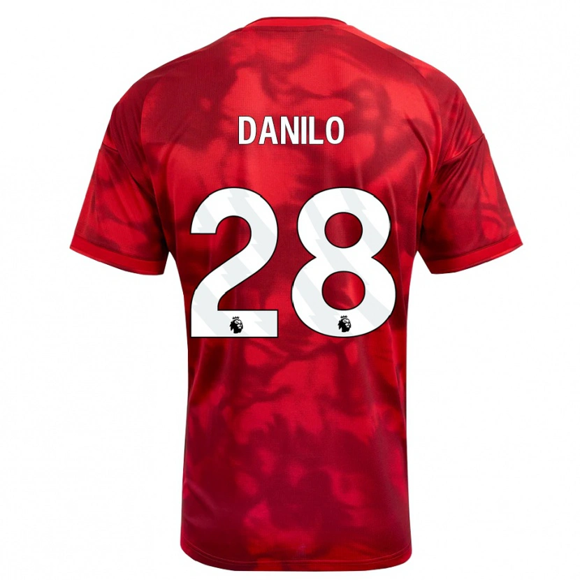 Danxen Herren Danilo #28 Karmesin Weiß Heimtrikot Trikot 2026/27 T-Shirt Schweiz