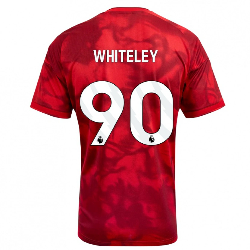 Danxen Herren Jonathan Whiteley #90 Karmesin Weiß Heimtrikot Trikot 2026/27 T-Shirt Schweiz