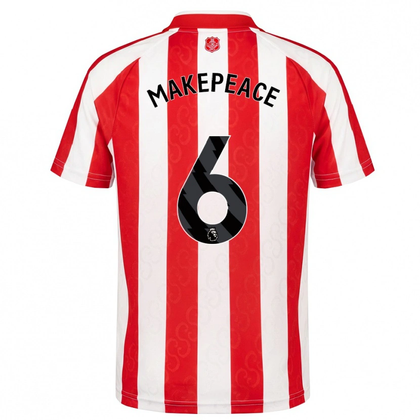 Danxen Herren Joe Makepeace #6 Rot Weiß Schwarz Heimtrikot Trikot 2026/27 T-Shirt Schweiz