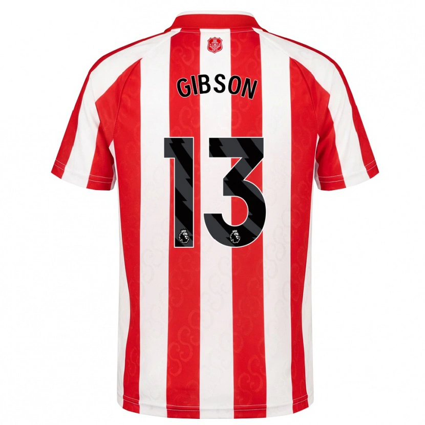 Danxen Herren Lewie Gibson #13 Rot Weiß Schwarz Heimtrikot Trikot 2026/27 T-Shirt Schweiz