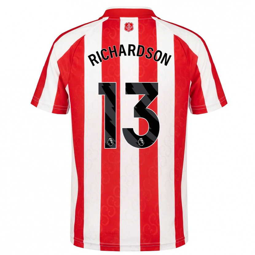 Danxen Herren Adam Richardson #13 Rot Weiß Schwarz Heimtrikot Trikot 2026/27 T-Shirt Schweiz
