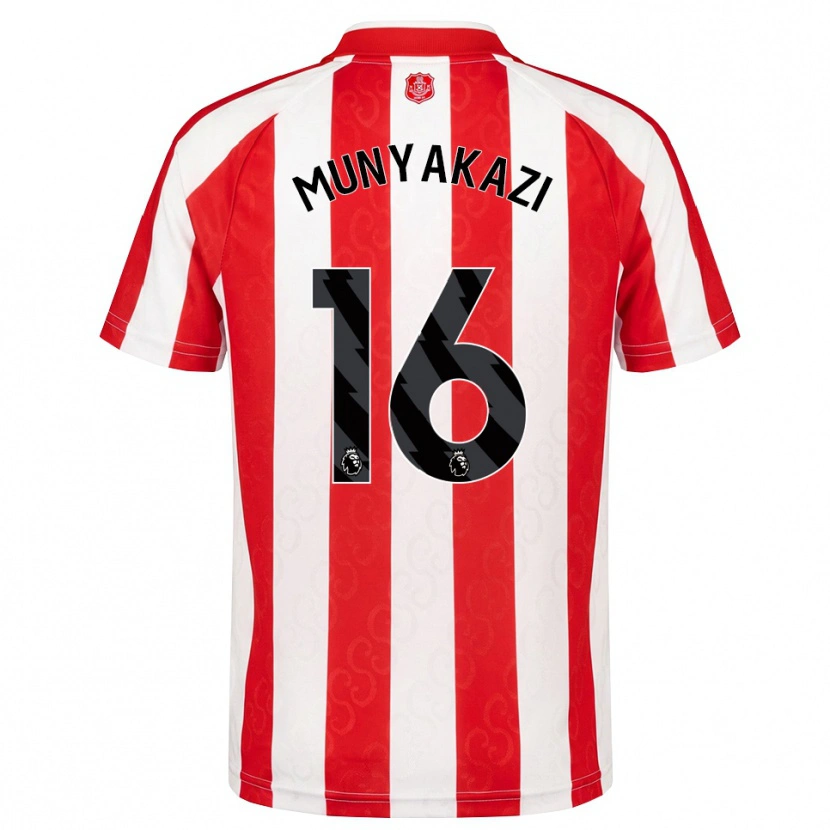 Danxen Herren Kay Munyakazi #16 Rot Weiß Schwarz Heimtrikot Trikot 2026/27 T-Shirt Schweiz