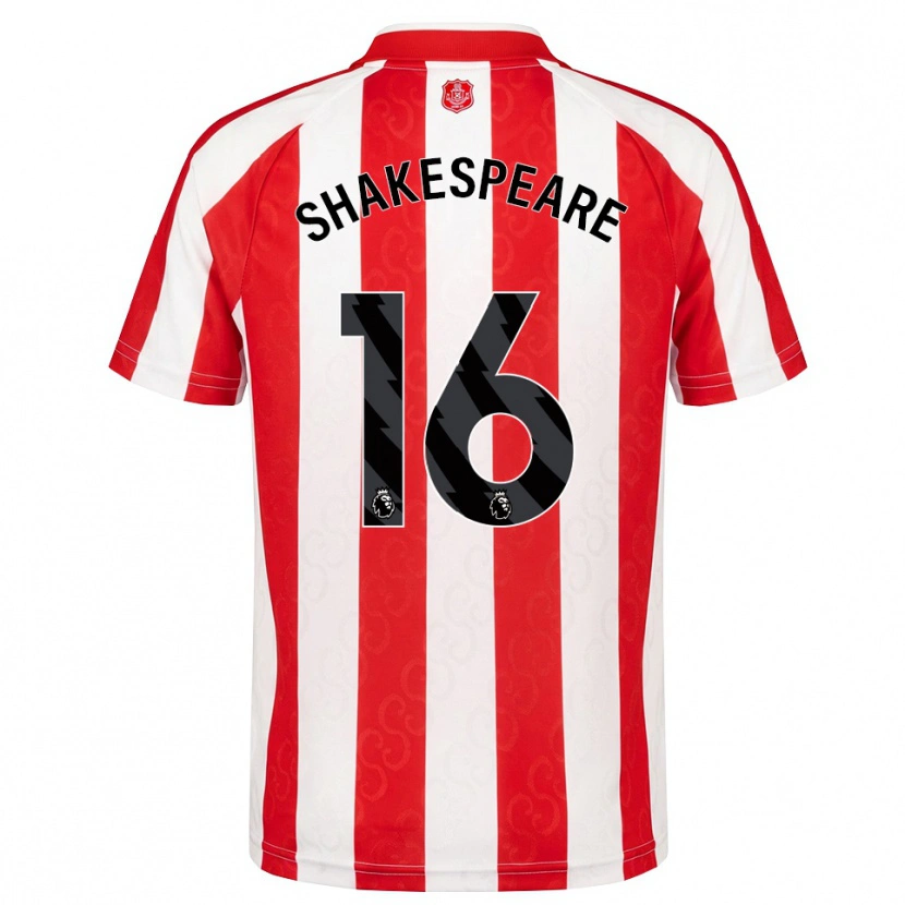 Danxen Herren Caleb Shakespeare #16 Rot Weiß Schwarz Heimtrikot Trikot 2026/27 T-Shirt Schweiz