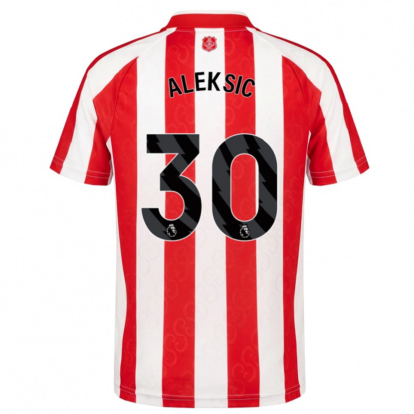 Danxen Herren Milan Aleksic #30 Rot Weiß Schwarz Heimtrikot Trikot 2026/27 T-Shirt Schweiz