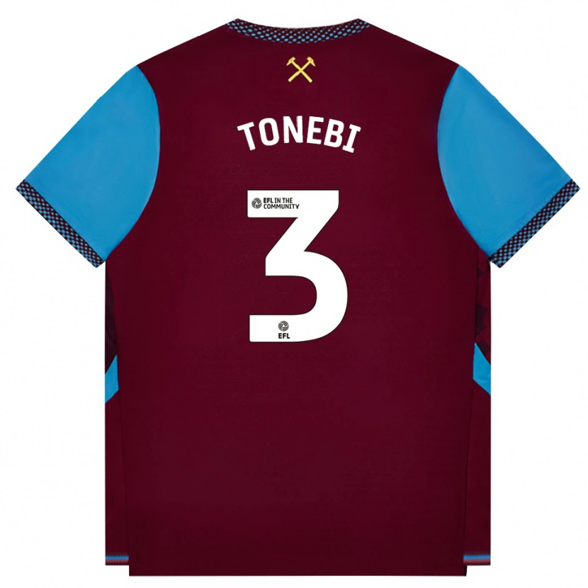 Danxen Herren Concilio Tonebi #3 Burgund Kornblumenblau Heimtrikot Trikot 2026/27 T-Shirt Schweiz