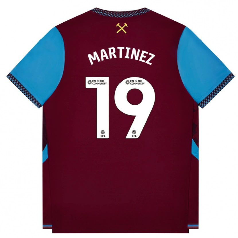 Danxen Herren Shekiera Martinez #19 Burgund Kornblumenblau Heimtrikot Trikot 2026/27 T-Shirt Schweiz