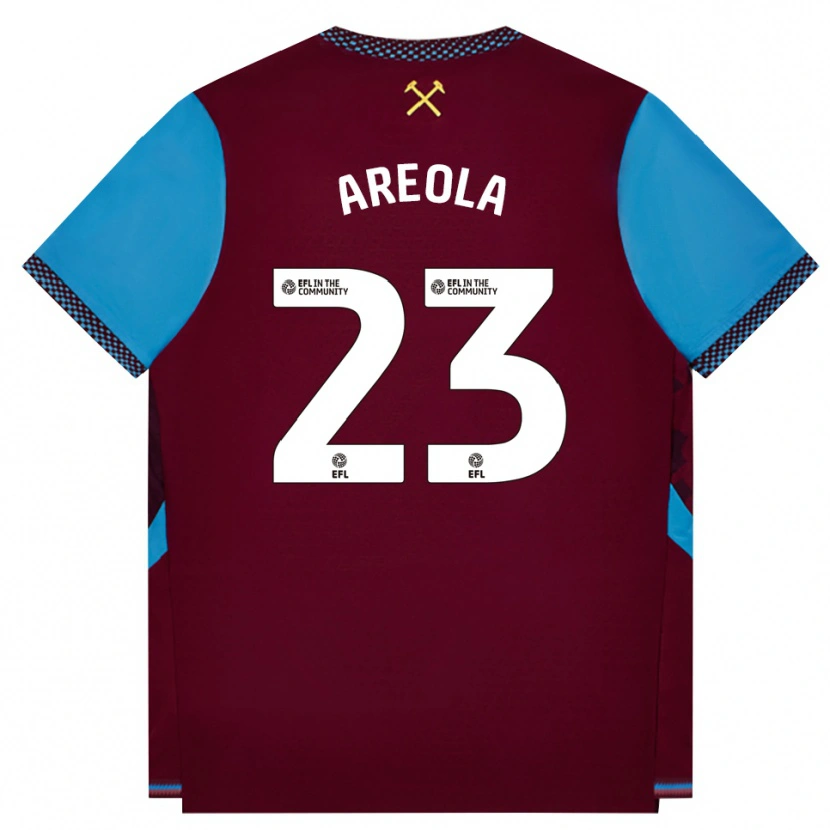 Danxen Herren Alphonse Areola #23 Burgund Kornblumenblau Heimtrikot Trikot 2026/27 T-Shirt Schweiz