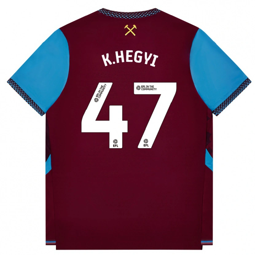 Danxen Herren Krisztian Hegyi #47 Burgund Kornblumenblau Heimtrikot Trikot 2026/27 T-Shirt Schweiz