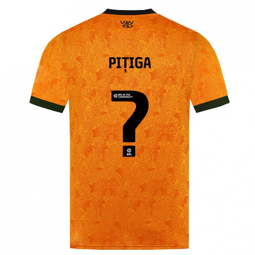 Danxen Herren Andreas Pițiga #0 Orange Schwarz Heimtrikot Trikot 2026/27 T-Shirt Schweiz