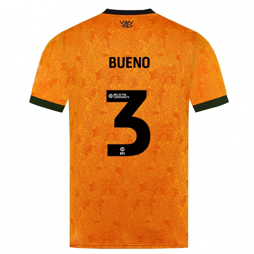Danxen Herren Hugo Bueno #3 Orange Schwarz Heimtrikot Trikot 2026/27 T-Shirt Schweiz