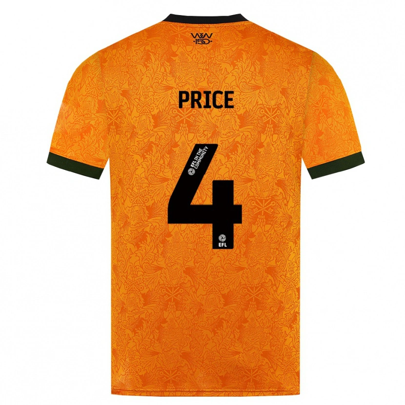 Danxen Herren Anna Price #4 Orange Schwarz Heimtrikot Trikot 2026/27 T-Shirt Schweiz