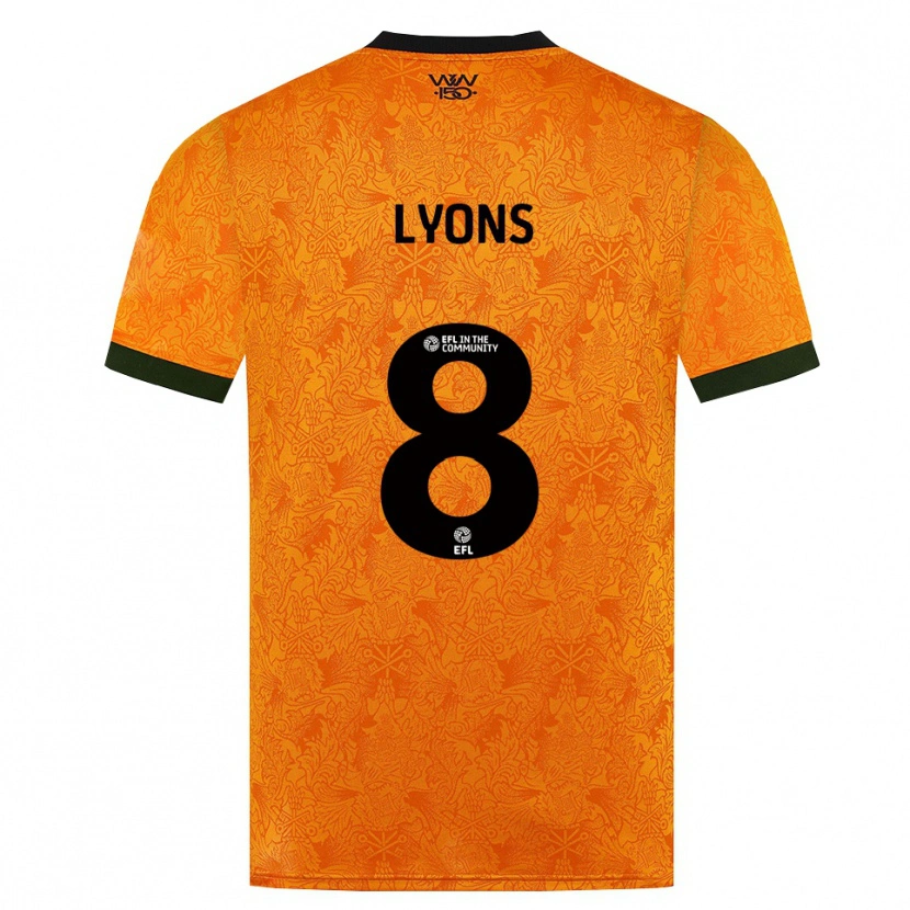 Danxen Herren Connor Lyons #8 Orange Schwarz Heimtrikot Trikot 2026/27 T-Shirt Schweiz