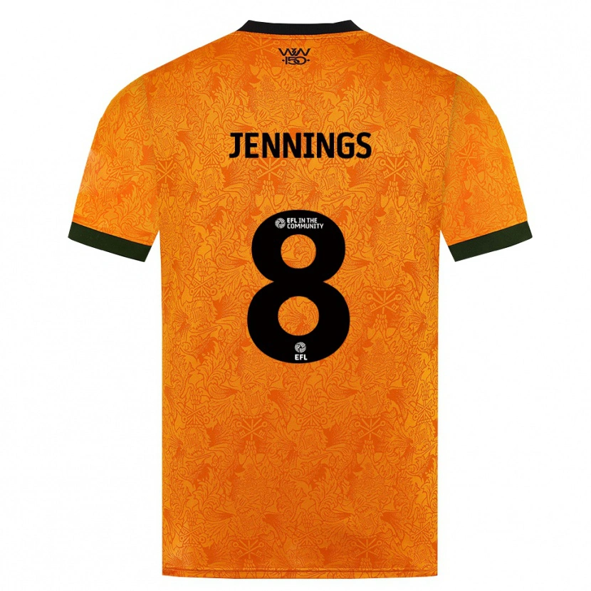 Danxen Herren Shannie Jennings #8 Orange Schwarz Heimtrikot Trikot 2026/27 T-Shirt Schweiz