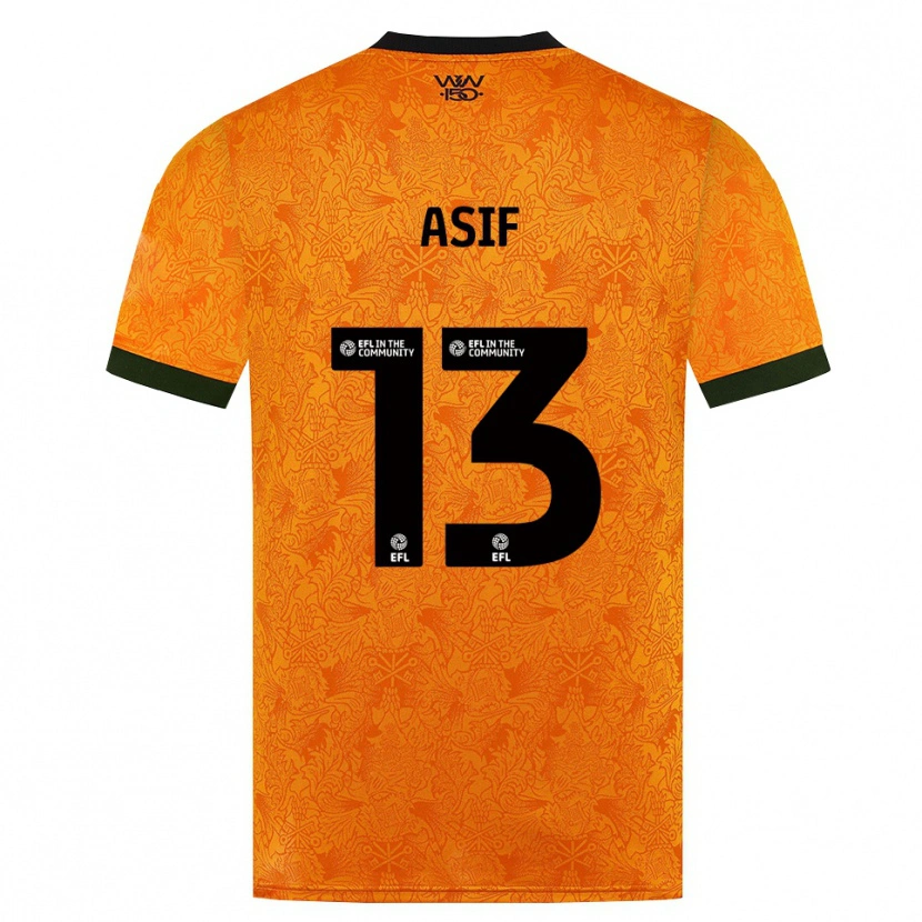 Danxen Herren Dawood Asif #13 Orange Schwarz Heimtrikot Trikot 2026/27 T-Shirt Schweiz